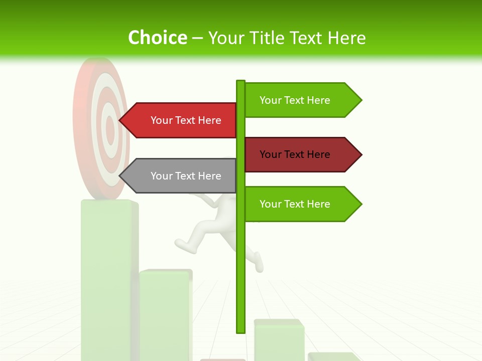 Statistics Growth Barrier PowerPoint Template
