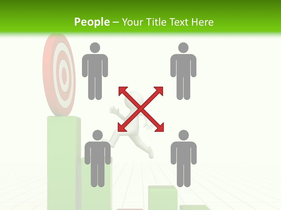Statistics Growth Barrier PowerPoint Template