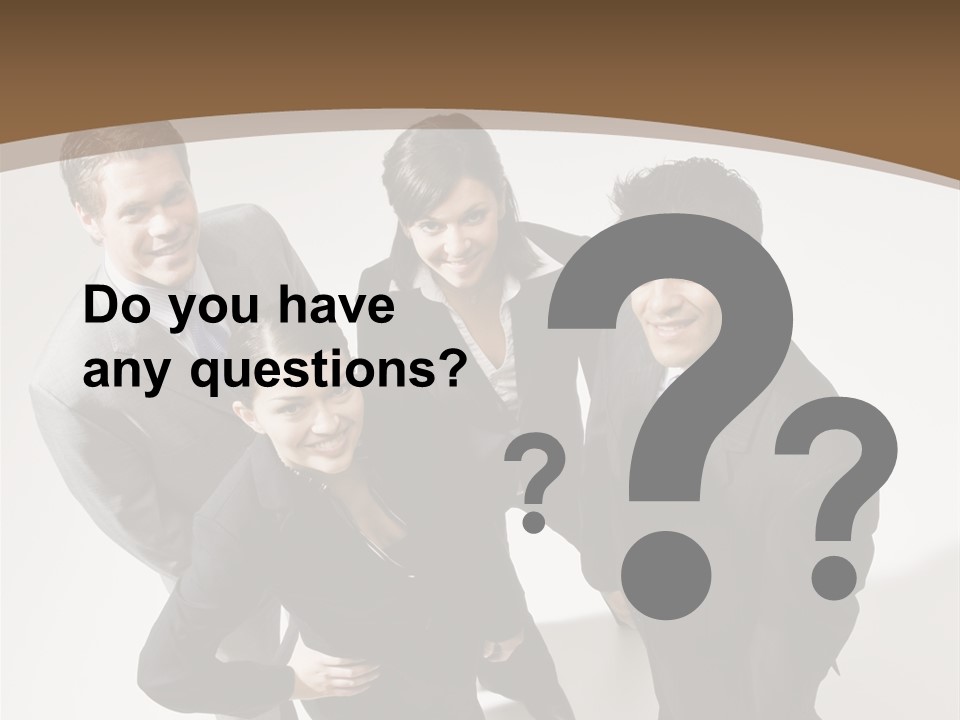 Together High Businesswoman PowerPoint Template