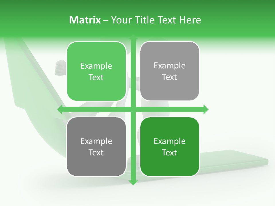 Man Target Idea PowerPoint Template