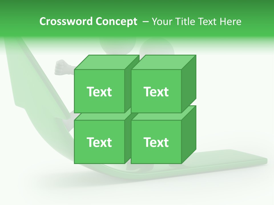 Man Target Idea PowerPoint Template
