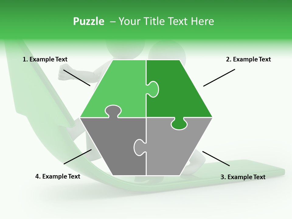 Man Target Idea PowerPoint Template