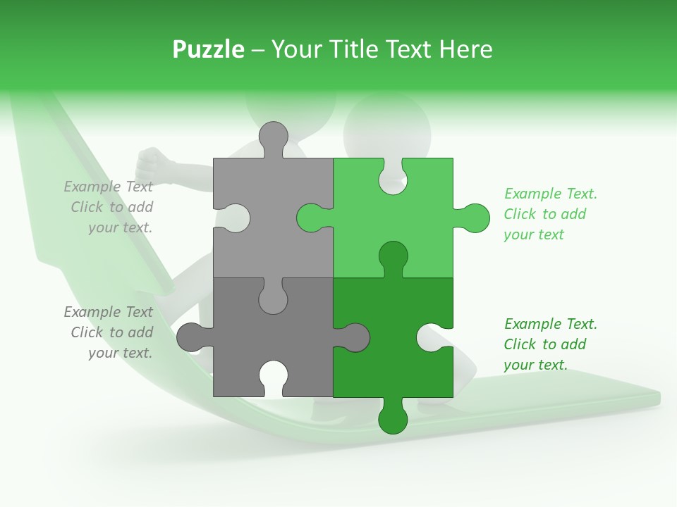 Man Target Idea PowerPoint Template