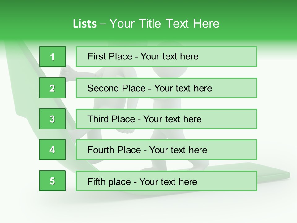 Man Target Idea PowerPoint Template