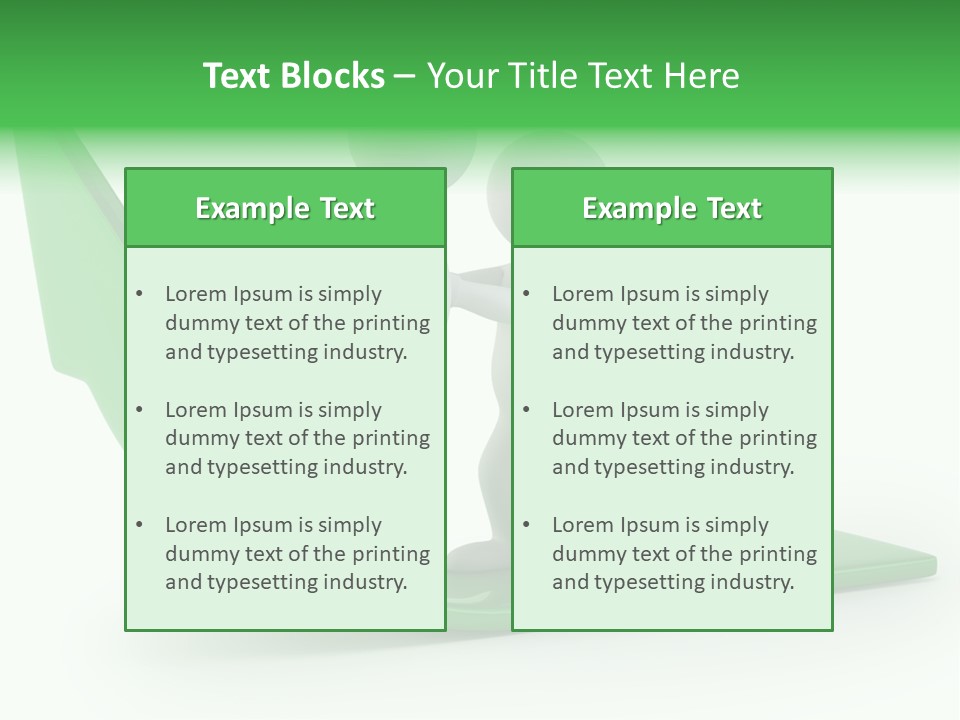 Man Target Idea PowerPoint Template