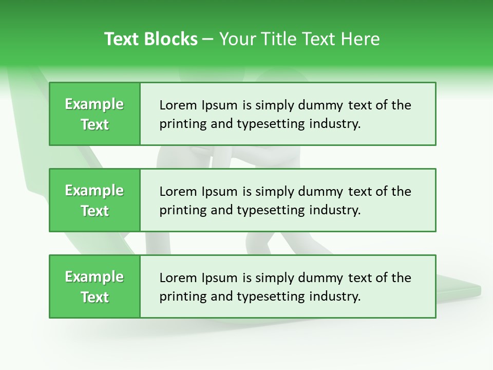 Man Target Idea PowerPoint Template