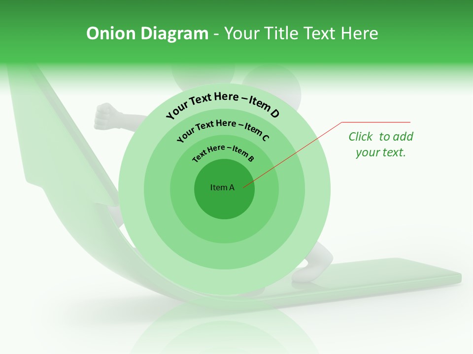 Man Target Idea PowerPoint Template