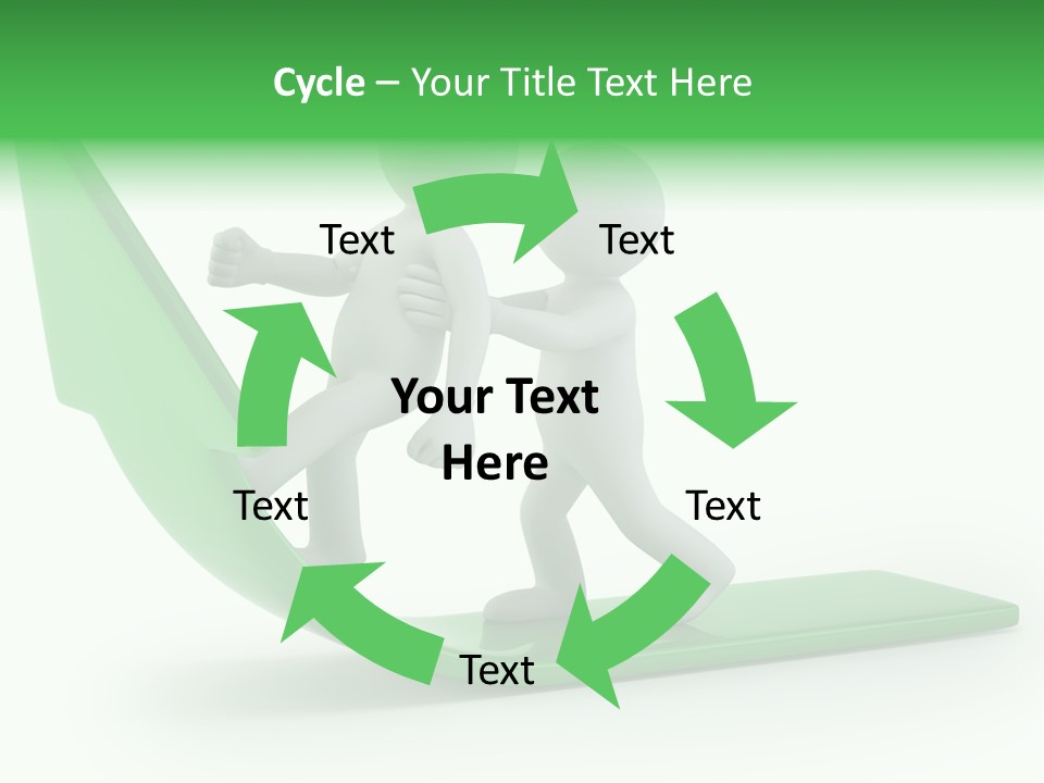 Man Target Idea PowerPoint Template