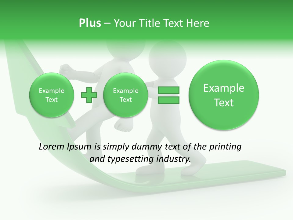 Man Target Idea PowerPoint Template