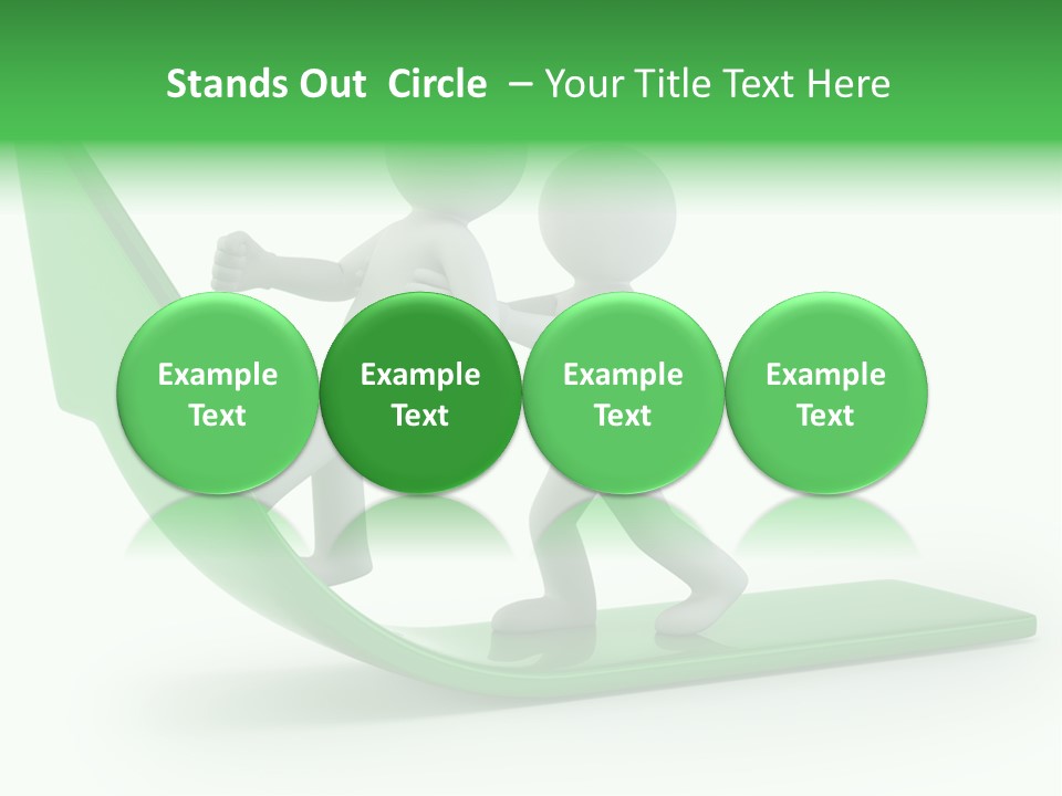 Man Target Idea PowerPoint Template