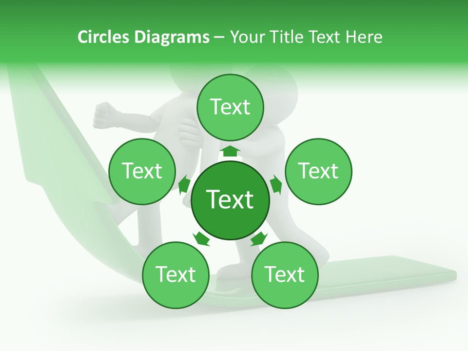 Man Target Idea PowerPoint Template