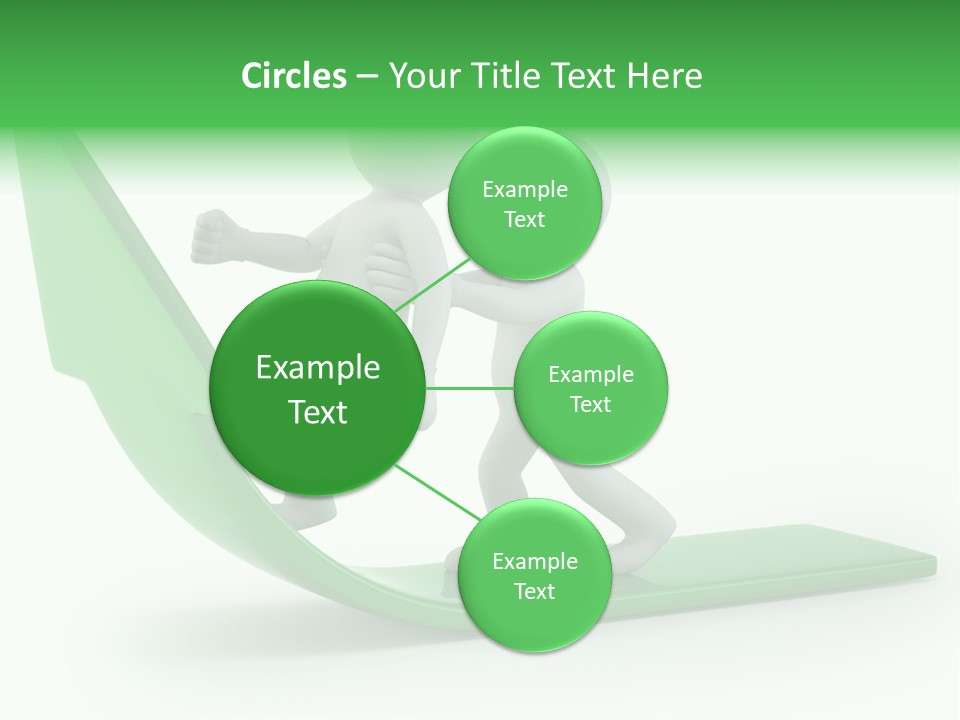 Man Target Idea PowerPoint Template