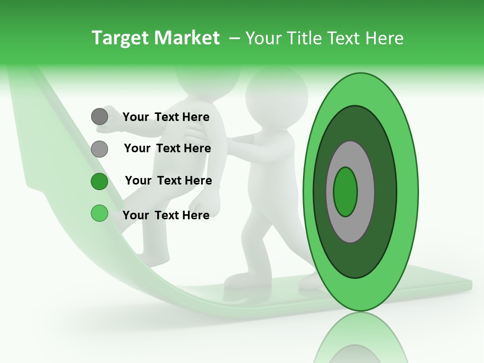 Man Target Idea PowerPoint Template