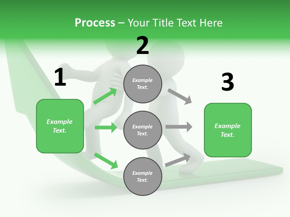 Man Target Idea PowerPoint Template