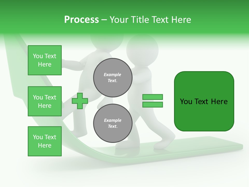 Man Target Idea PowerPoint Template
