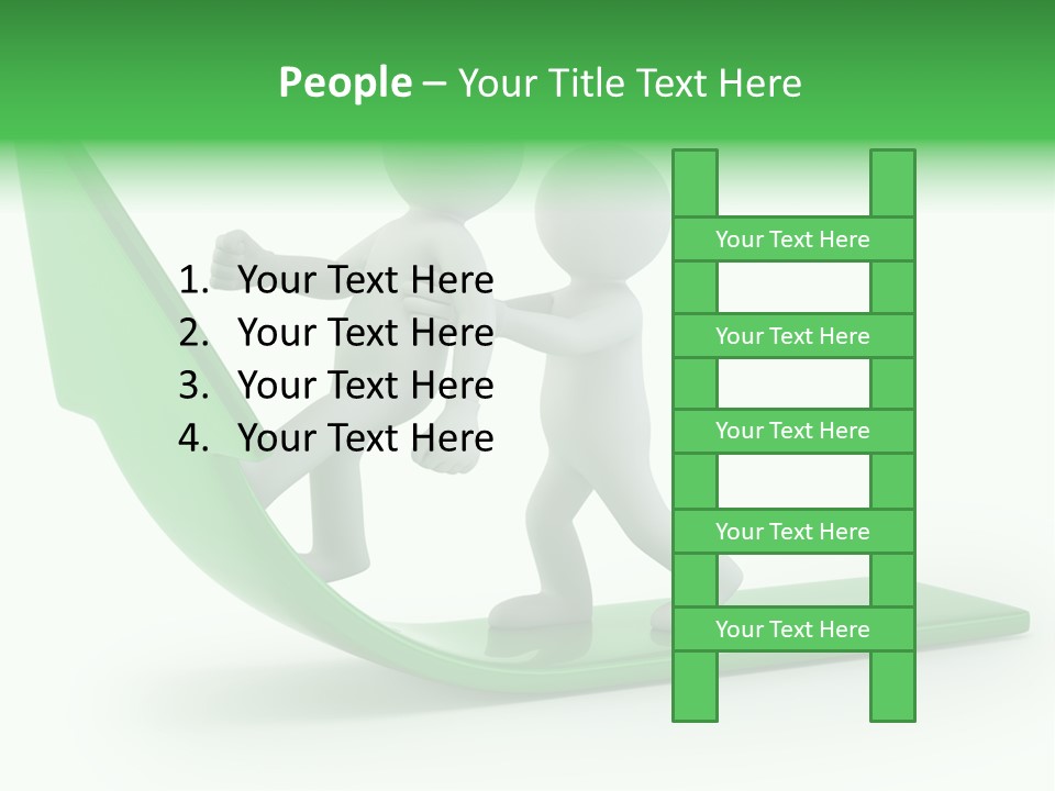 Man Target Idea PowerPoint Template