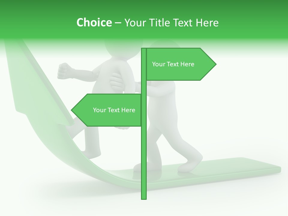 Man Target Idea PowerPoint Template