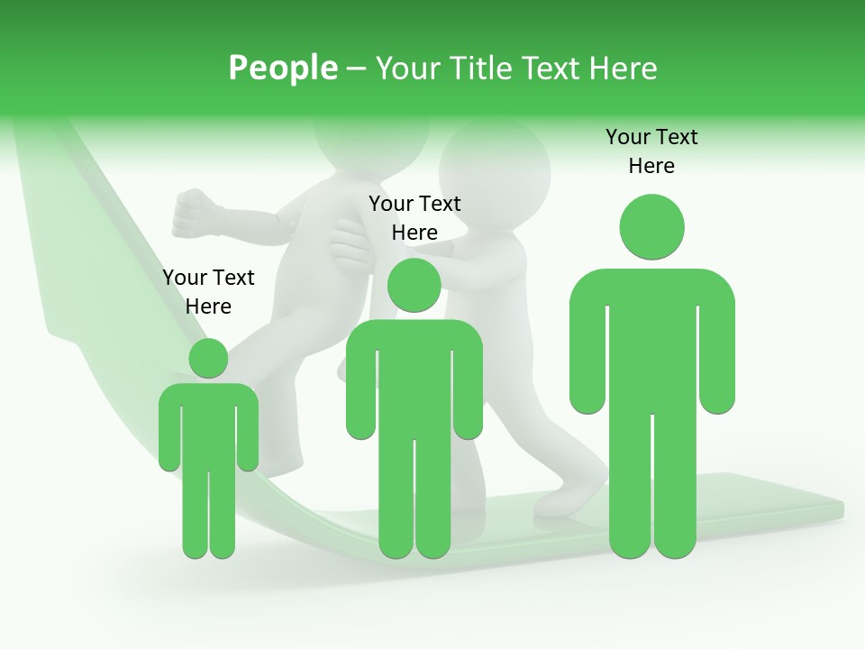 Man Target Idea PowerPoint Template