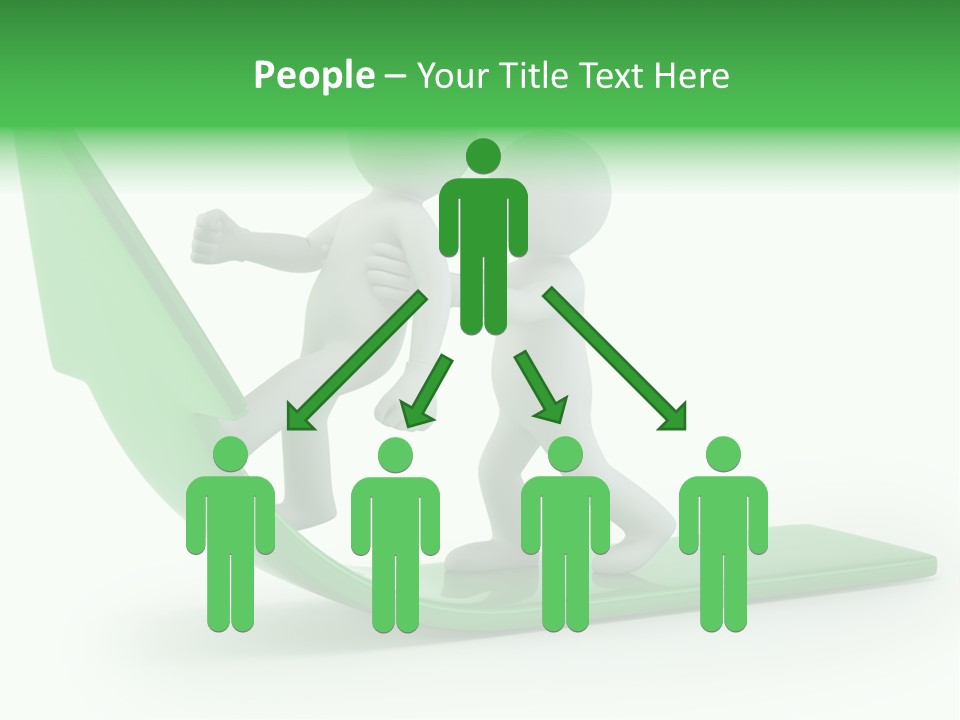 Man Target Idea PowerPoint Template