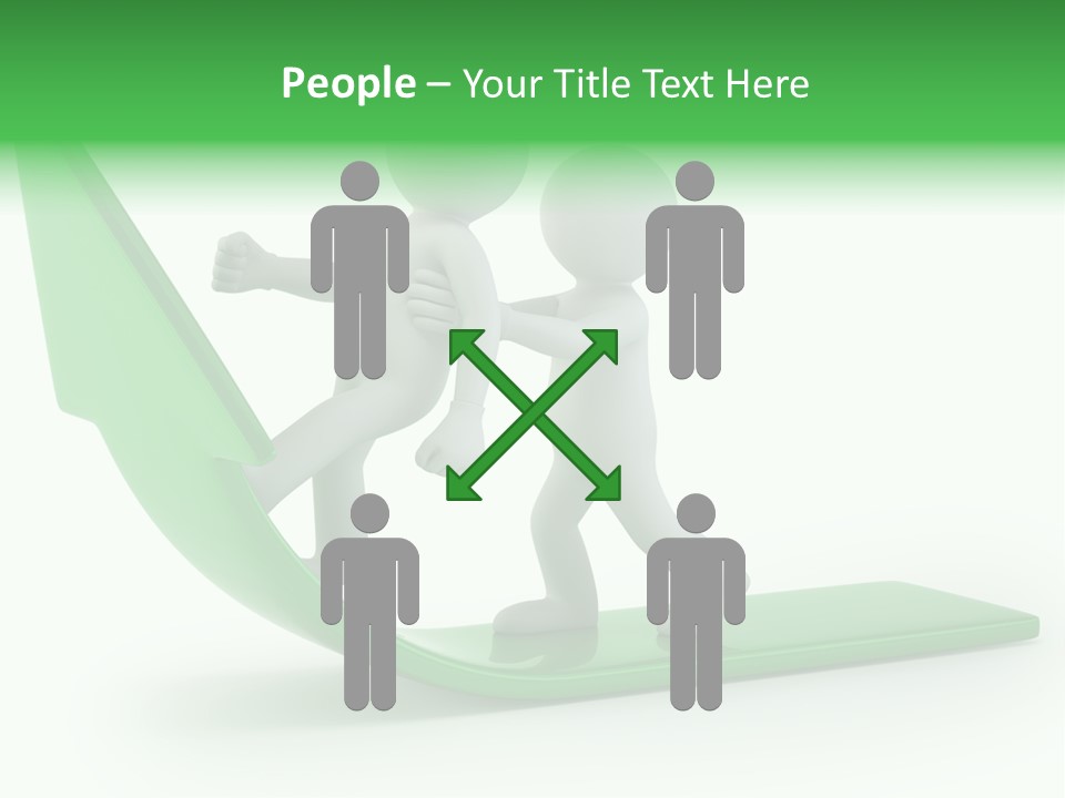 Man Target Idea PowerPoint Template