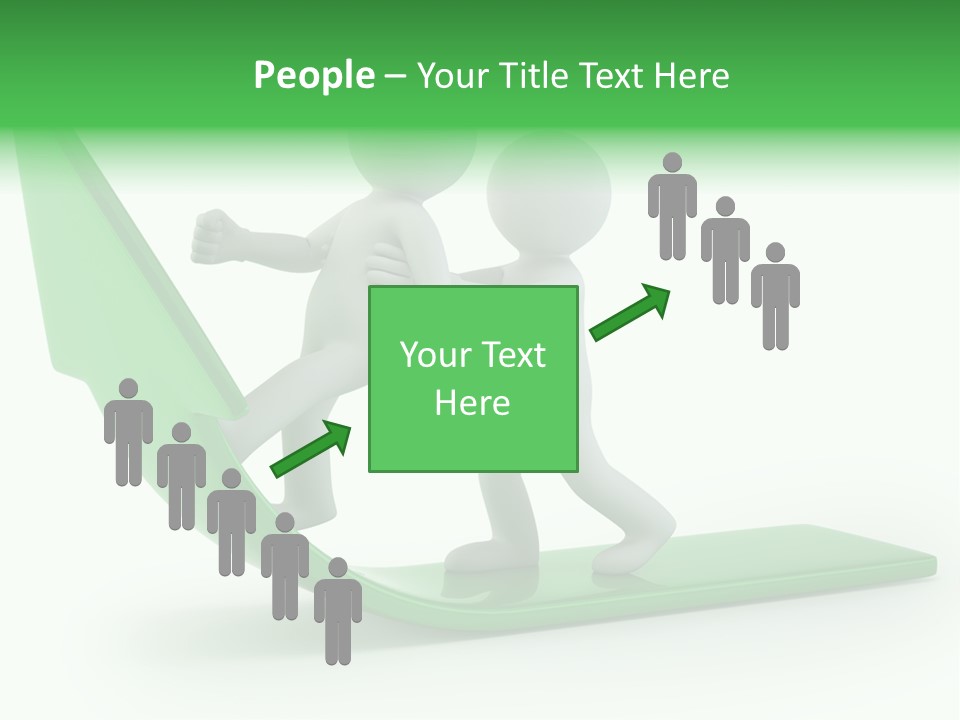 Man Target Idea PowerPoint Template