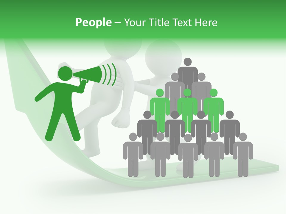 Man Target Idea PowerPoint Template