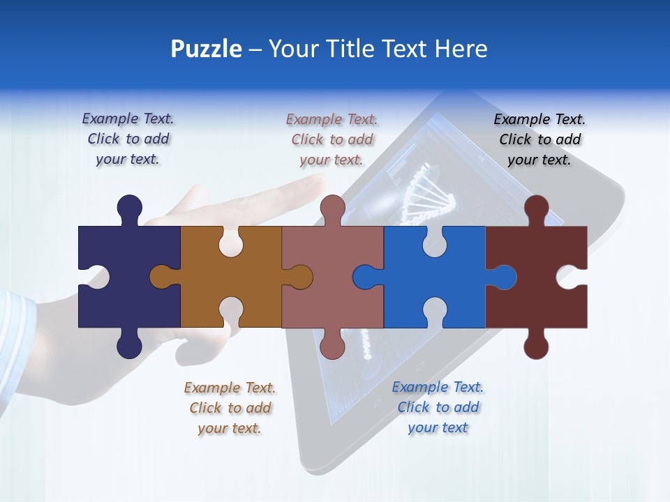Study Biotechnology Dna PowerPoint Template