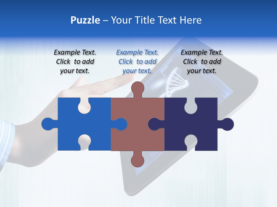 Study Biotechnology Dna PowerPoint Template