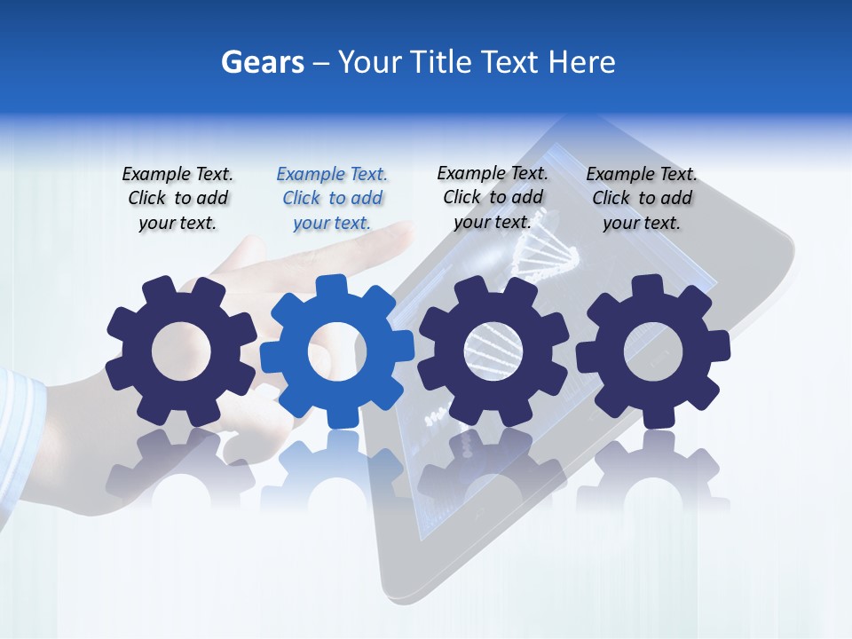 Study Biotechnology Dna PowerPoint Template