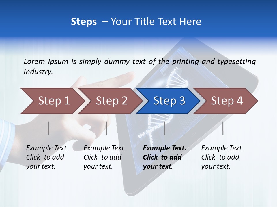 Study Biotechnology Dna PowerPoint Template