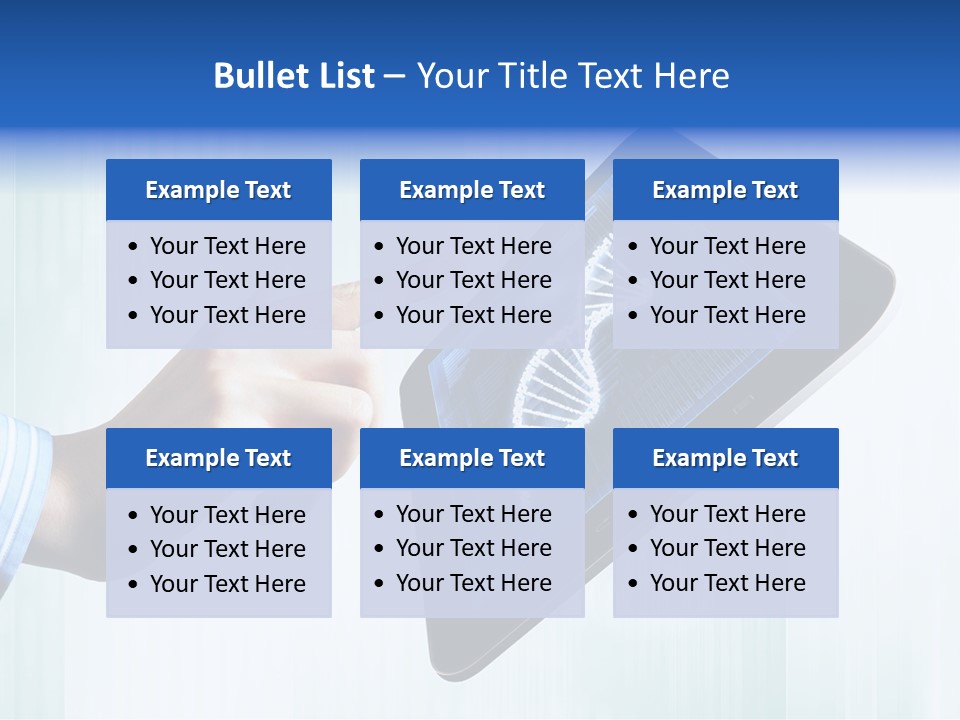 Study Biotechnology Dna PowerPoint Template