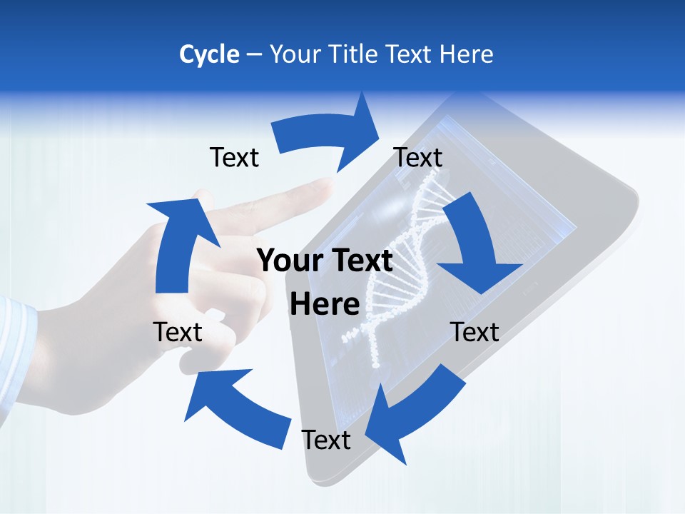 Study Biotechnology Dna PowerPoint Template
