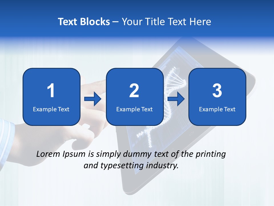 Study Biotechnology Dna PowerPoint Template