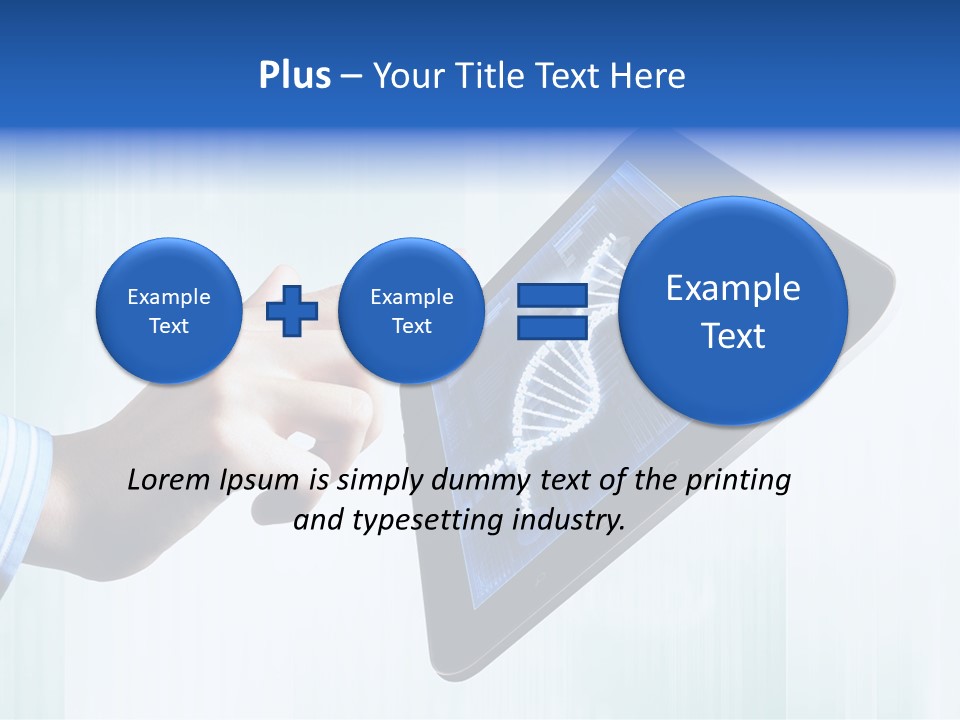 Study Biotechnology Dna PowerPoint Template