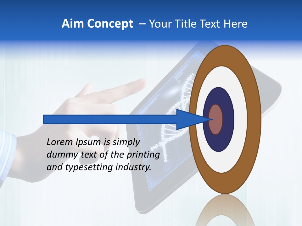 Study Biotechnology Dna PowerPoint Template