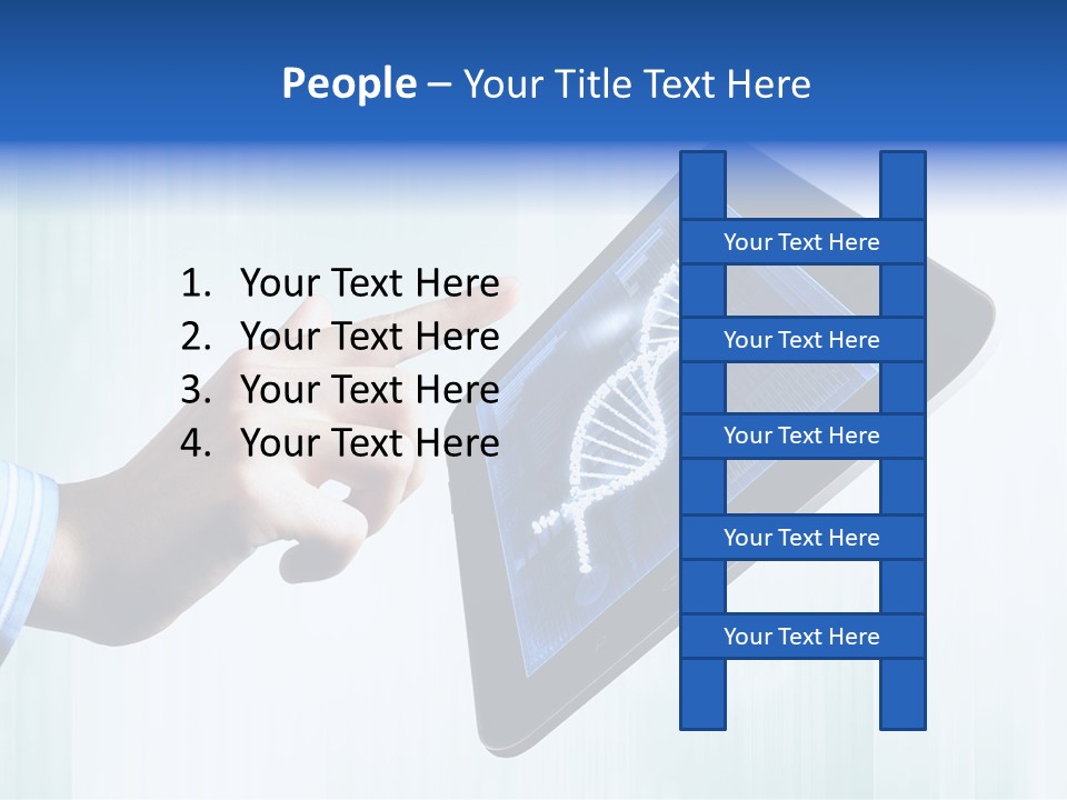 Study Biotechnology Dna PowerPoint Template