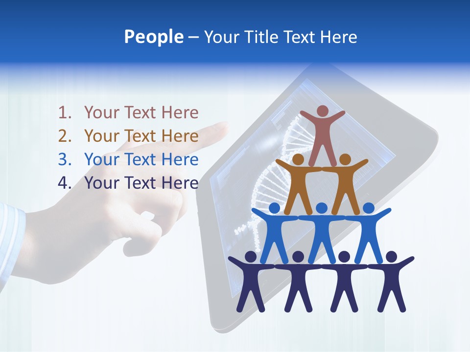 Study Biotechnology Dna PowerPoint Template