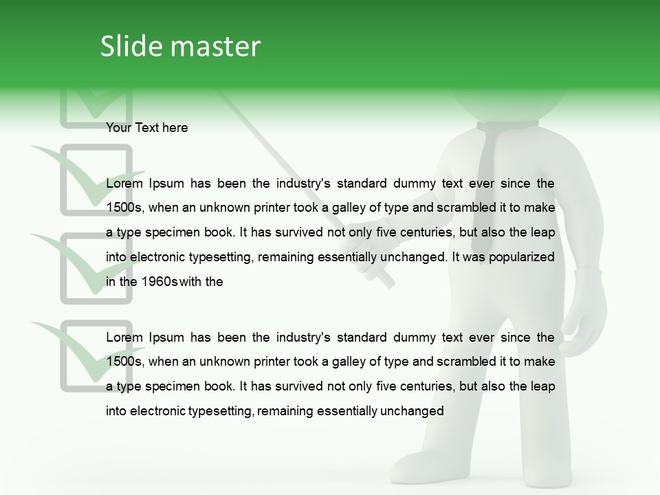 Rank Businessman Communication PowerPoint Template