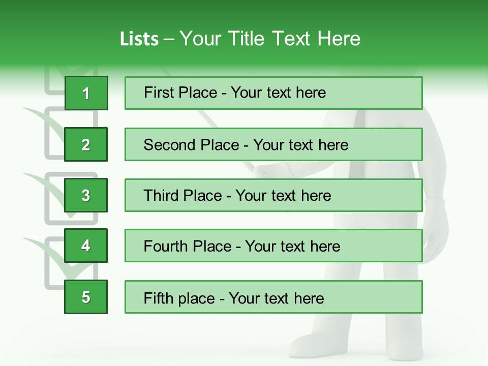 Rank Businessman Communication PowerPoint Template