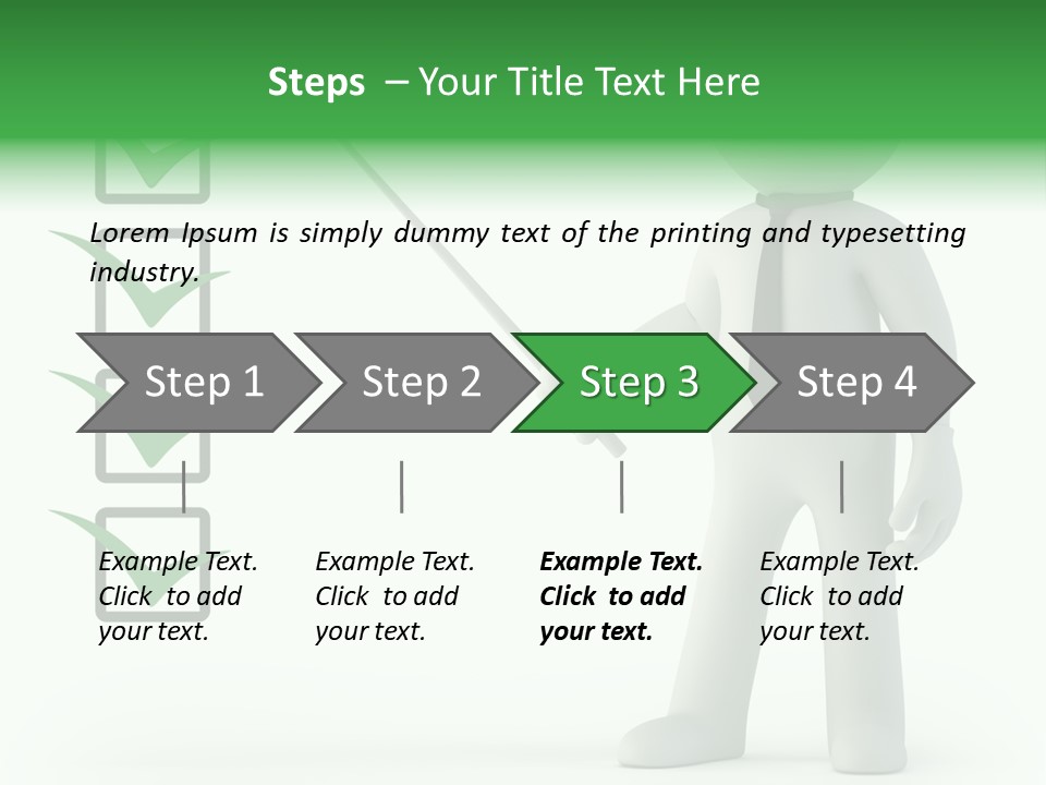 Rank Businessman Communication PowerPoint Template