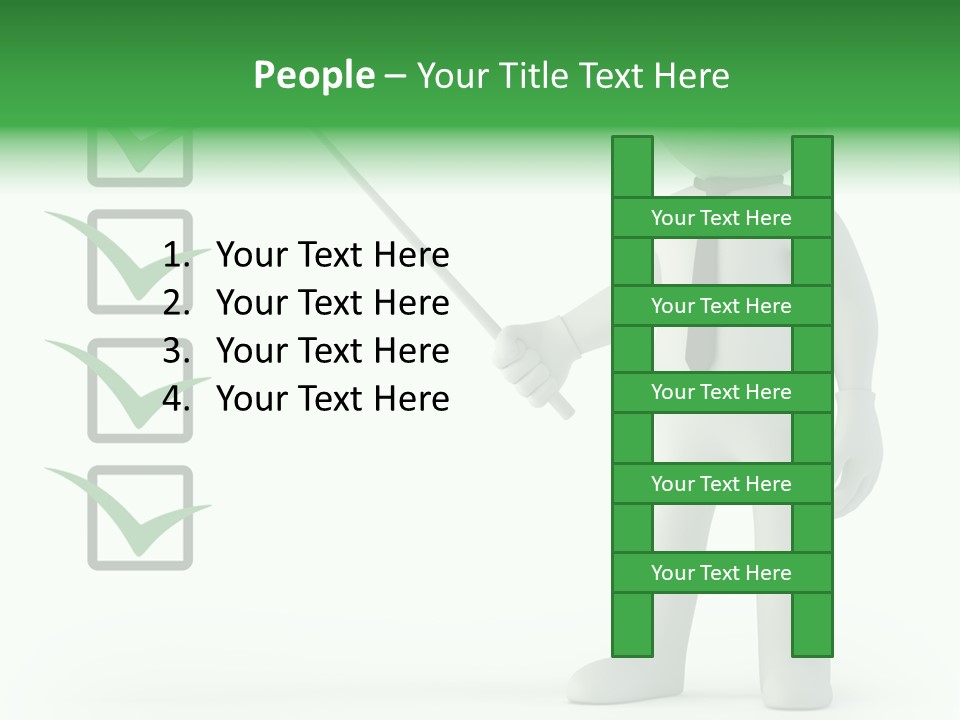 Rank Businessman Communication PowerPoint Template