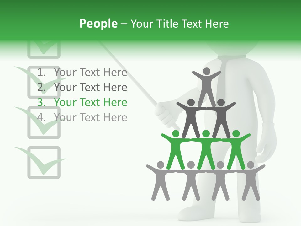 Rank Businessman Communication PowerPoint Template