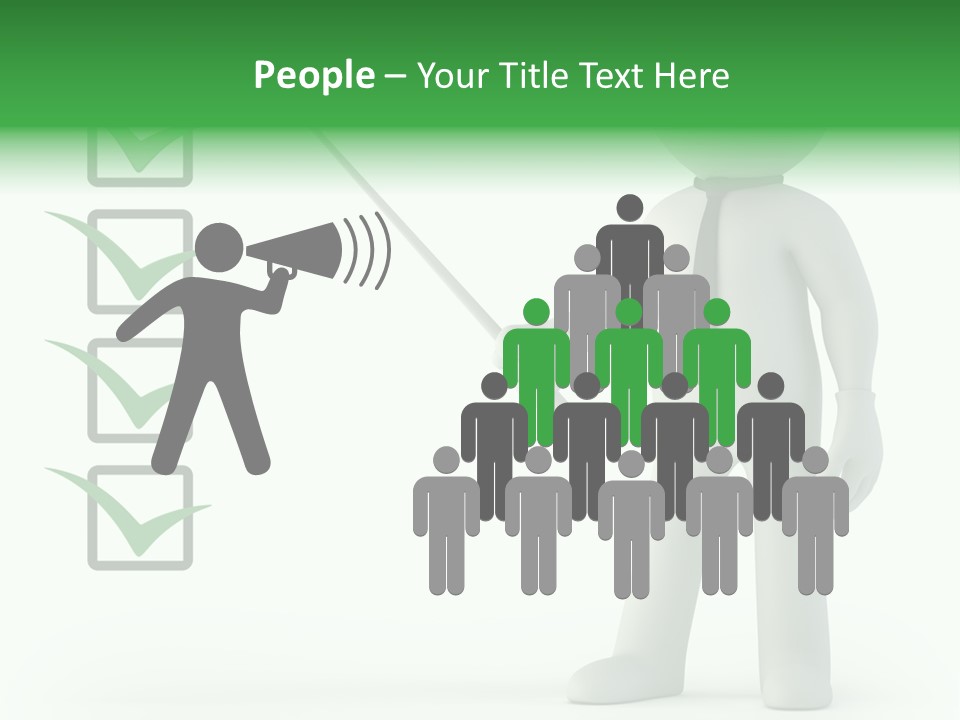 Rank Businessman Communication PowerPoint Template