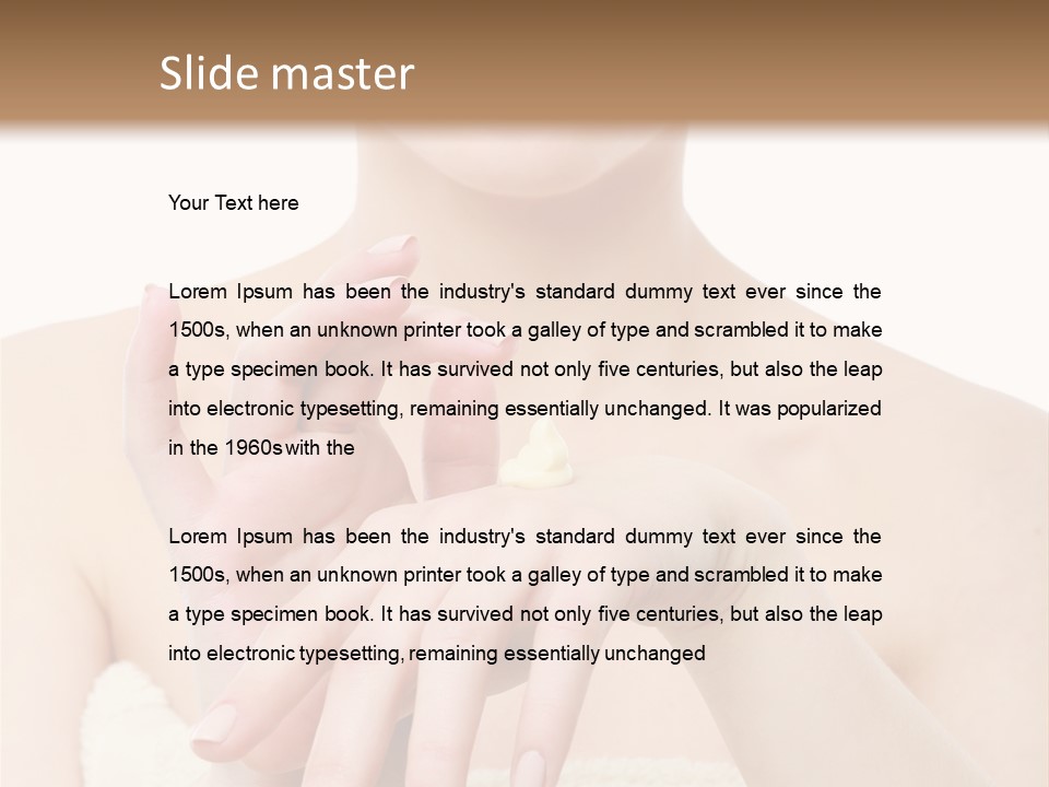 Body Head Portrait PowerPoint Template