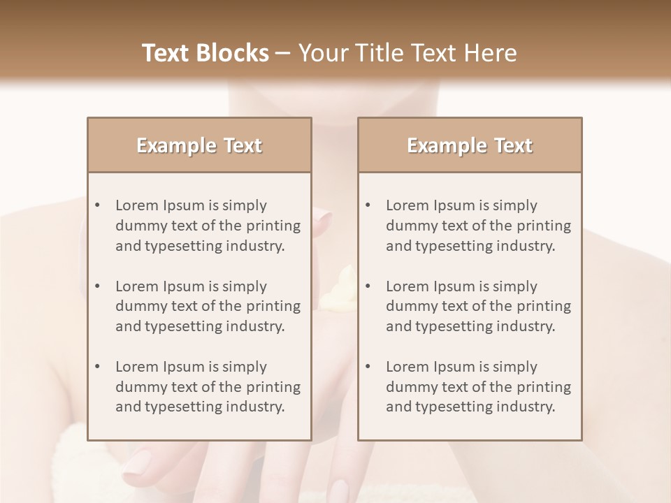 Body Head Portrait PowerPoint Template