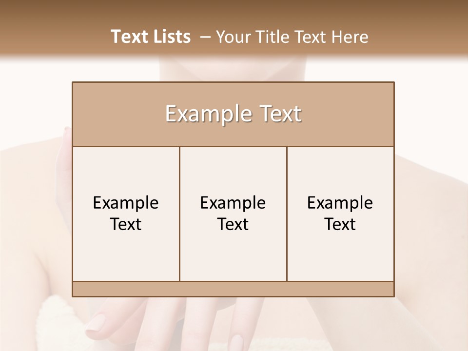 Body Head Portrait PowerPoint Template