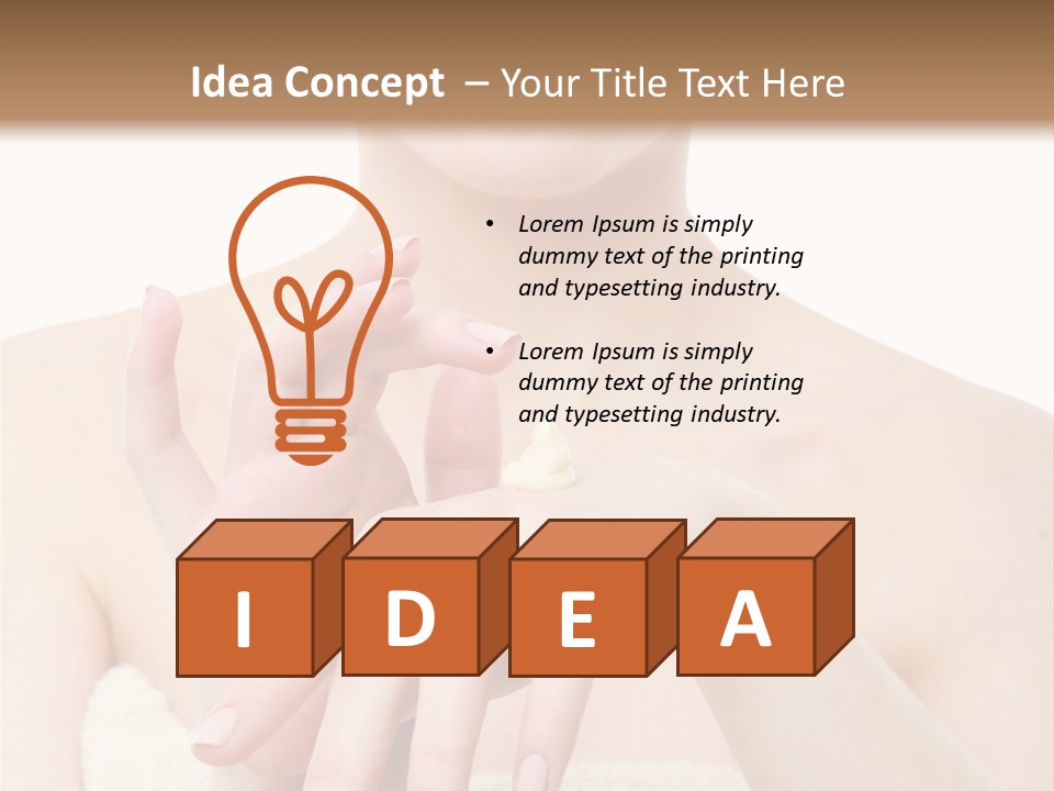 Body Head Portrait PowerPoint Template