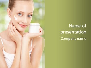 Nature Human Cosmetics PowerPoint Template