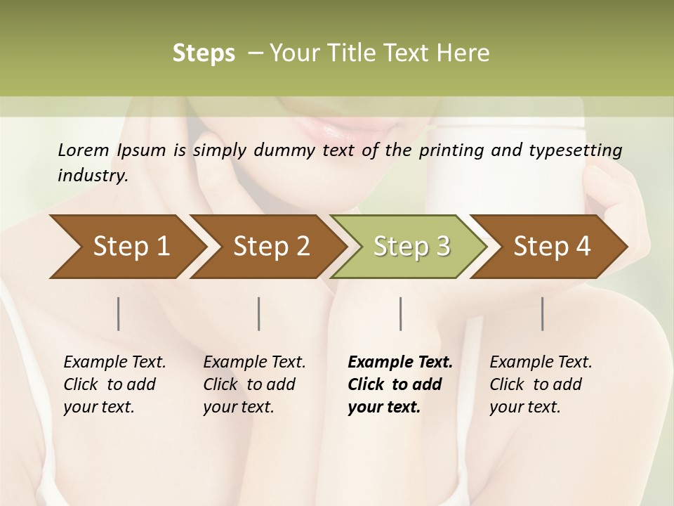 Nature Human Cosmetics PowerPoint Template