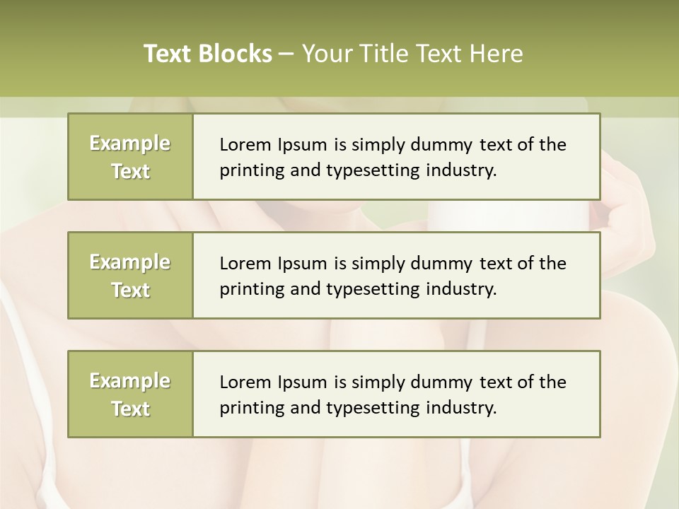 Nature Human Cosmetics PowerPoint Template